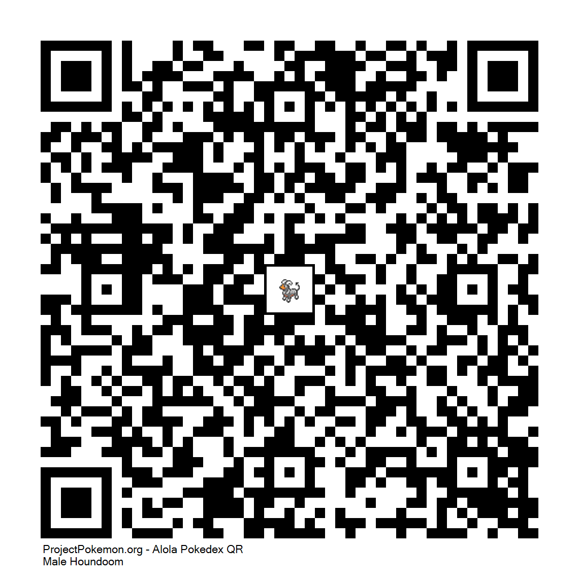 Cdigo QR de Houndoom